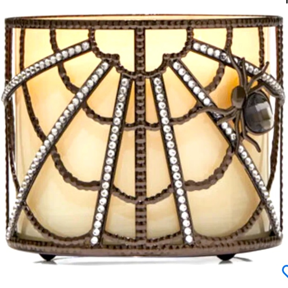 Bath & Body Works Spider Web Sparkle Candle Holder